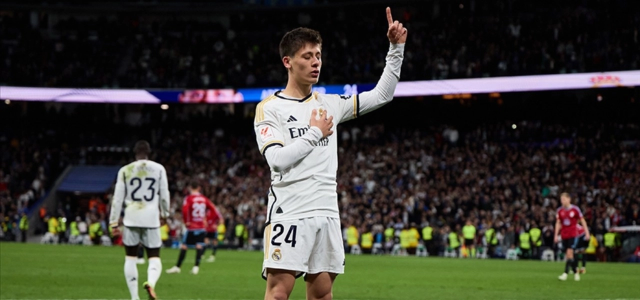 Arda Güler’in 70 metrelik füzesi ayın golü seçildi