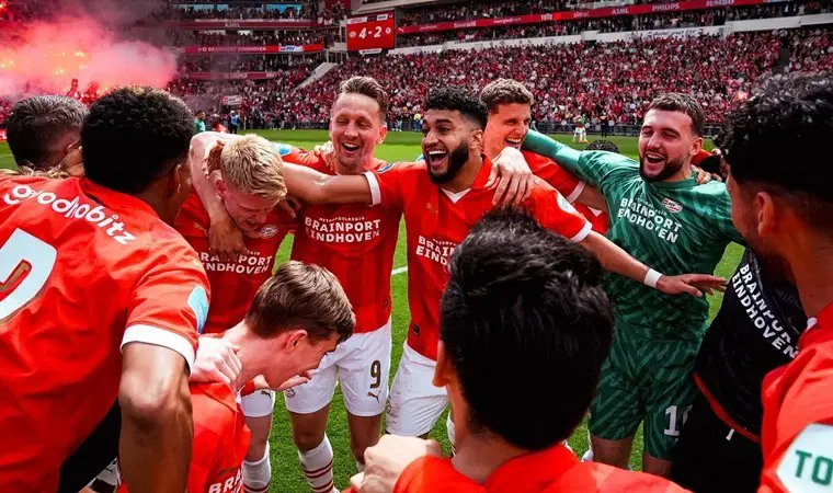 PSV ligi bitirdi: 5 hafta kala şampiyon!