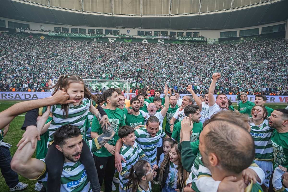 Bursaspor şampiyon! 1. Lig’e yükseldi