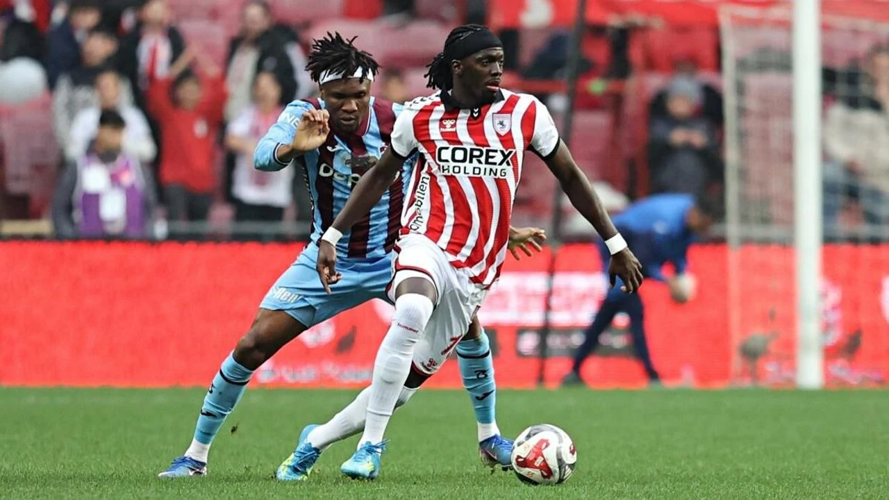 Samsunspor Trabzonspor ilk yarı 0-0