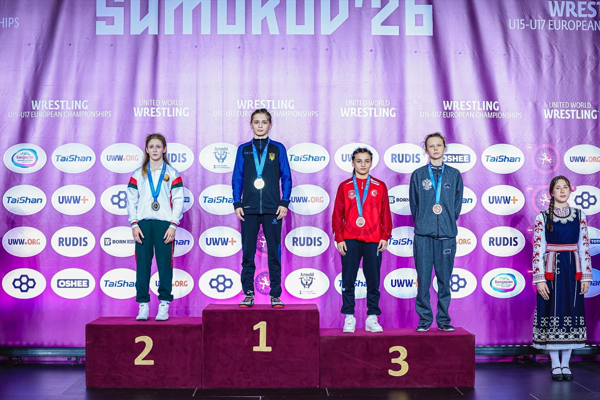 Şirin Askara Avrupa Güreş Şampiyonası’nda bronz kazandı