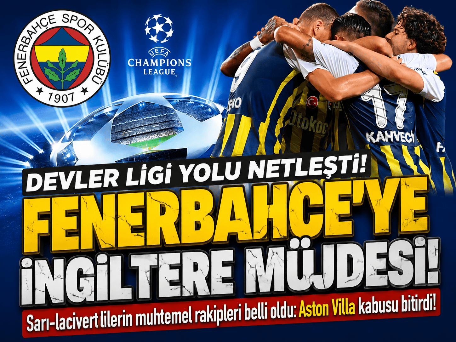 Kanarya Devler Ligi yolunda: Rakipler belli oldu