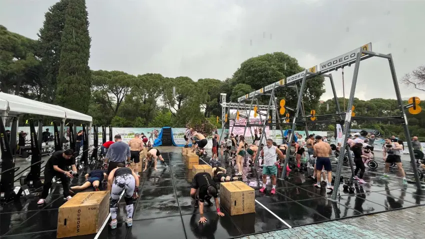 Fitness tutkunları Kültürpark’ta buluştu