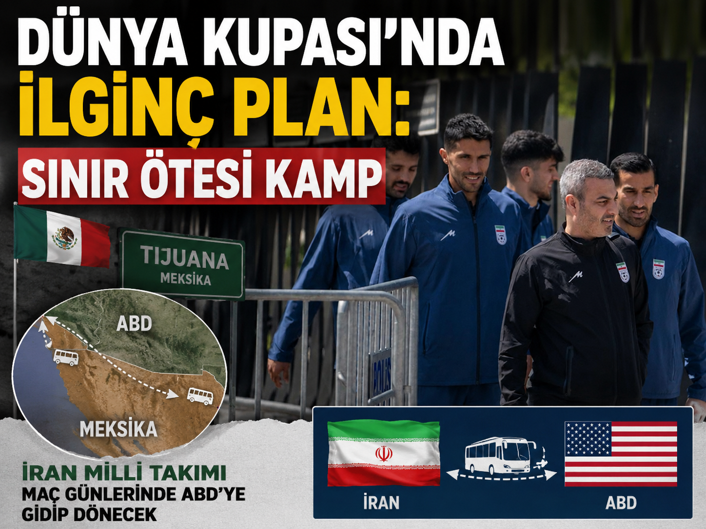 İran, Dünya Kupası’nda ABD yerine Meksika’da kalacak
