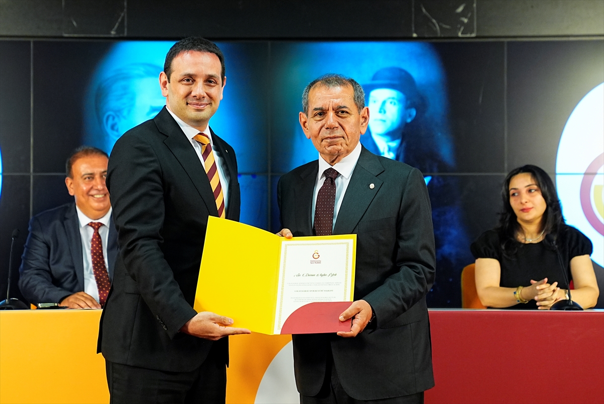 Mazbatasını alan Dursun Özbek: Daha iyisini yapmak zorundayız!