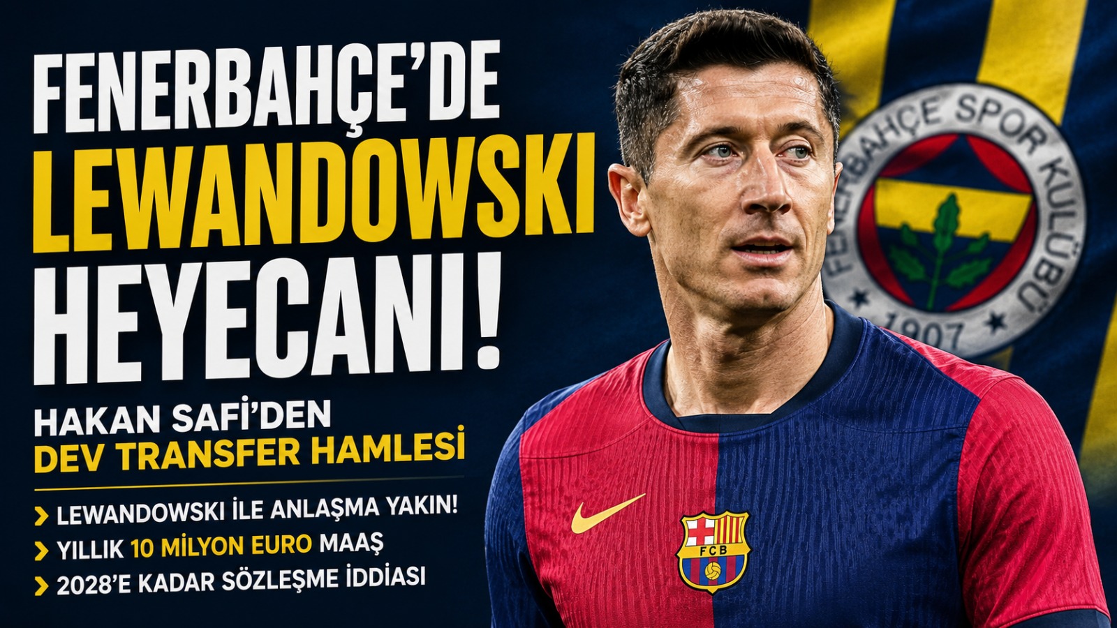 Lewandowski için Fenerbahçe iddiası! Anlaşma detayı ortaya çıktı