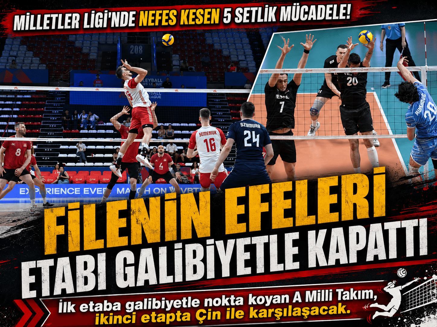 Filenin Efeleri Kanada’yı devirdi, sıradaki rakip Çin!