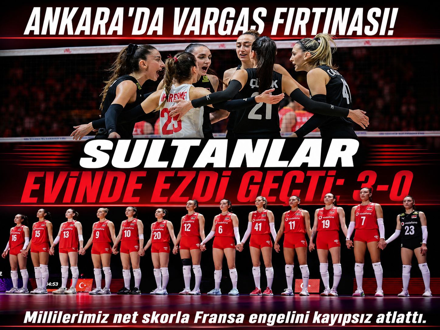 Filenin Sultanları Fransa’yı sahadan sildi: 3-0