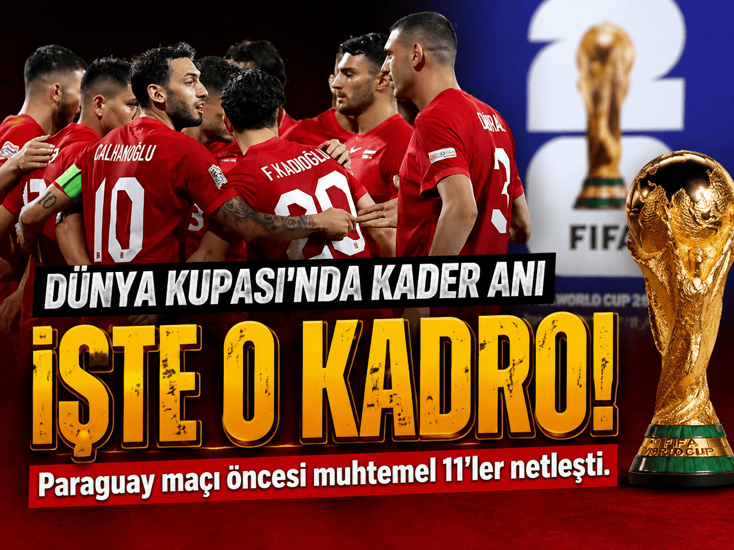 Bu maç ya devam ya tamam! Muhtemel 11'ler netleşti
