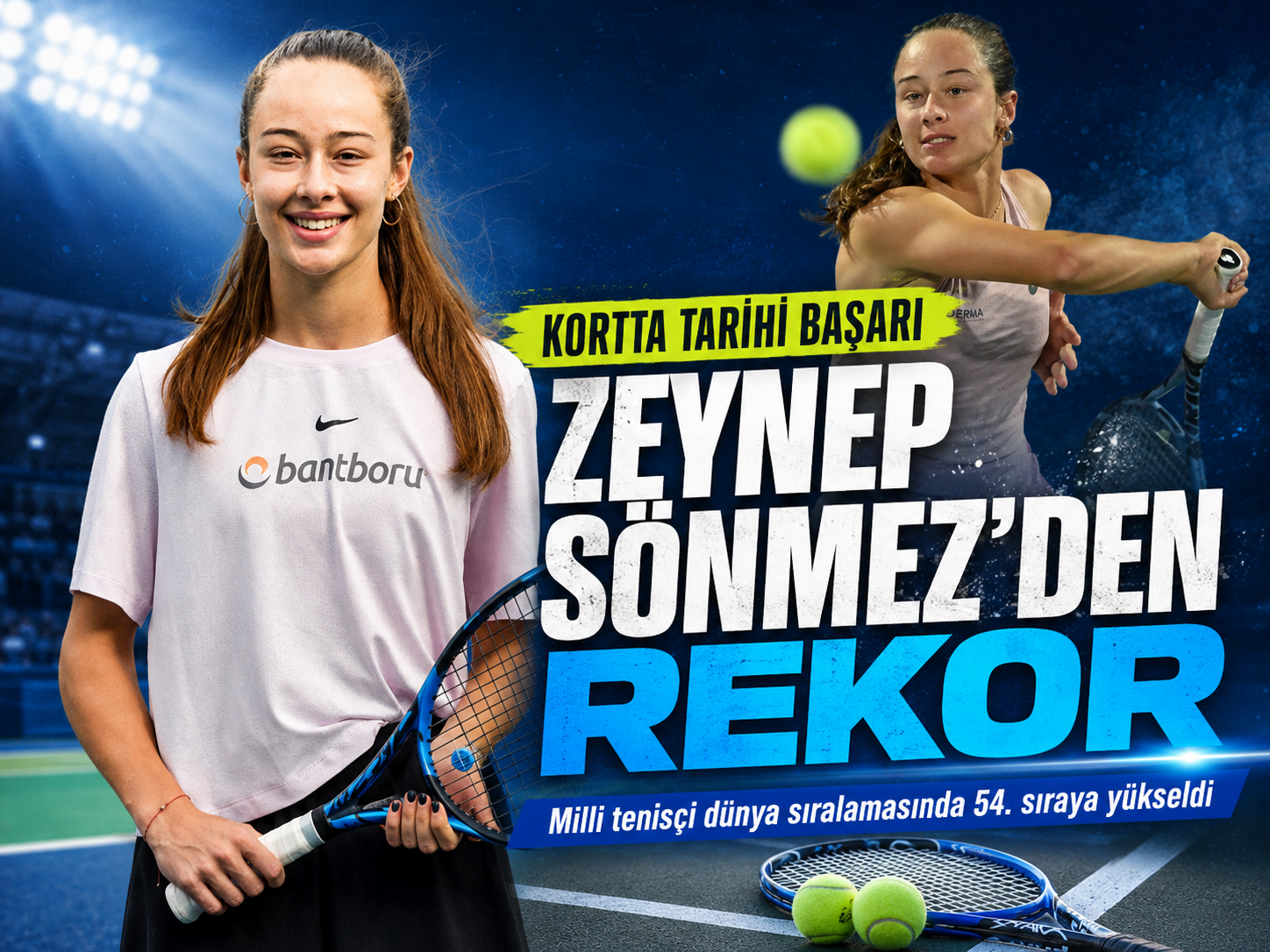 7 basamak birden! Zeynep Sönmez rekor kırdı
