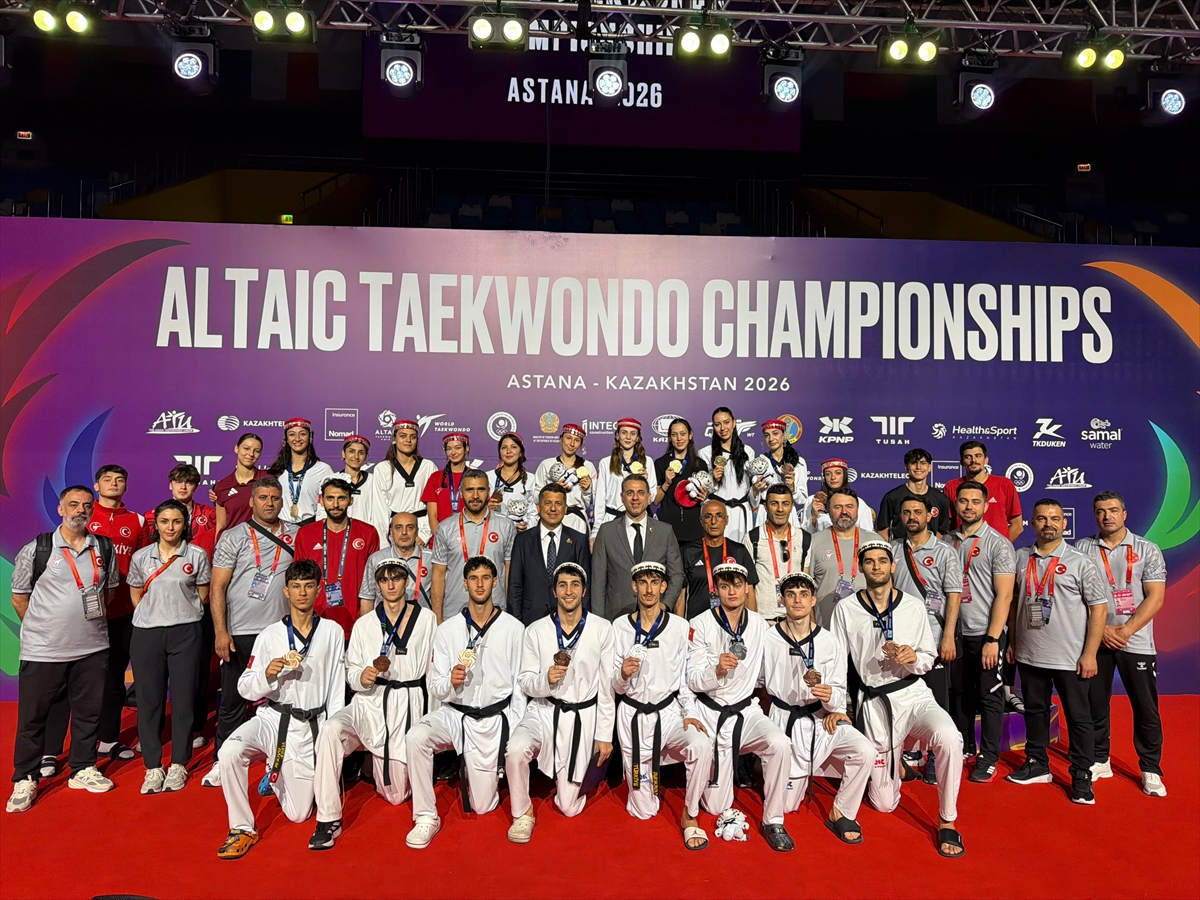Türk Tekvandocular Altay Şampiyonası’na damga vurdu