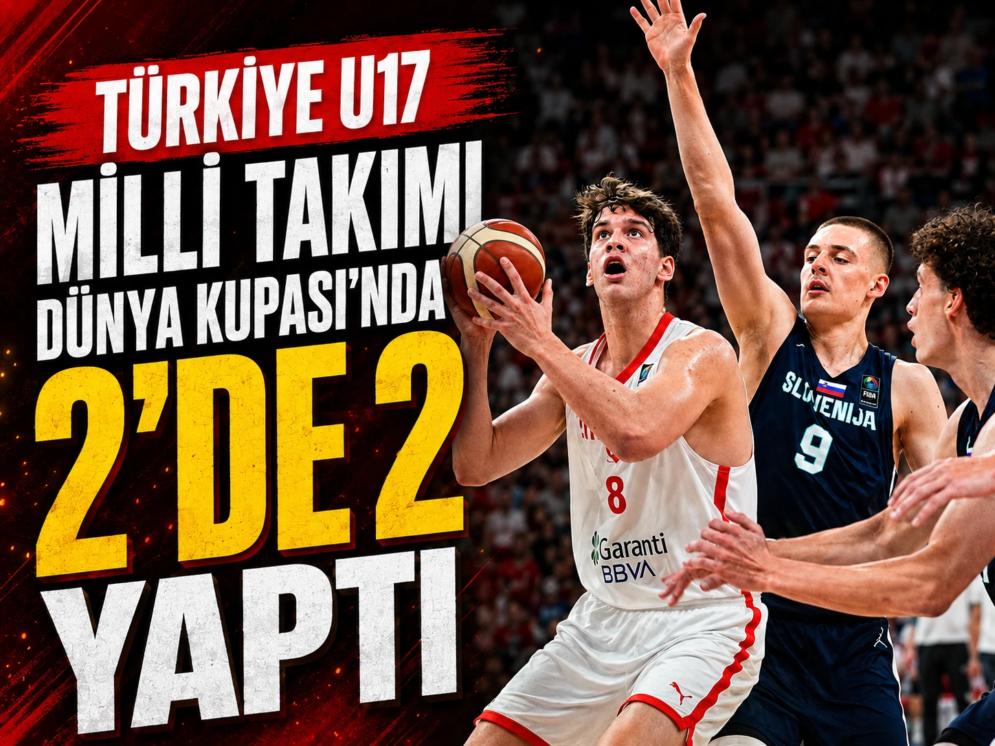 Türkiye U17 Milli Takımı Dünya Kupası’nda 2’de 2 yaptı