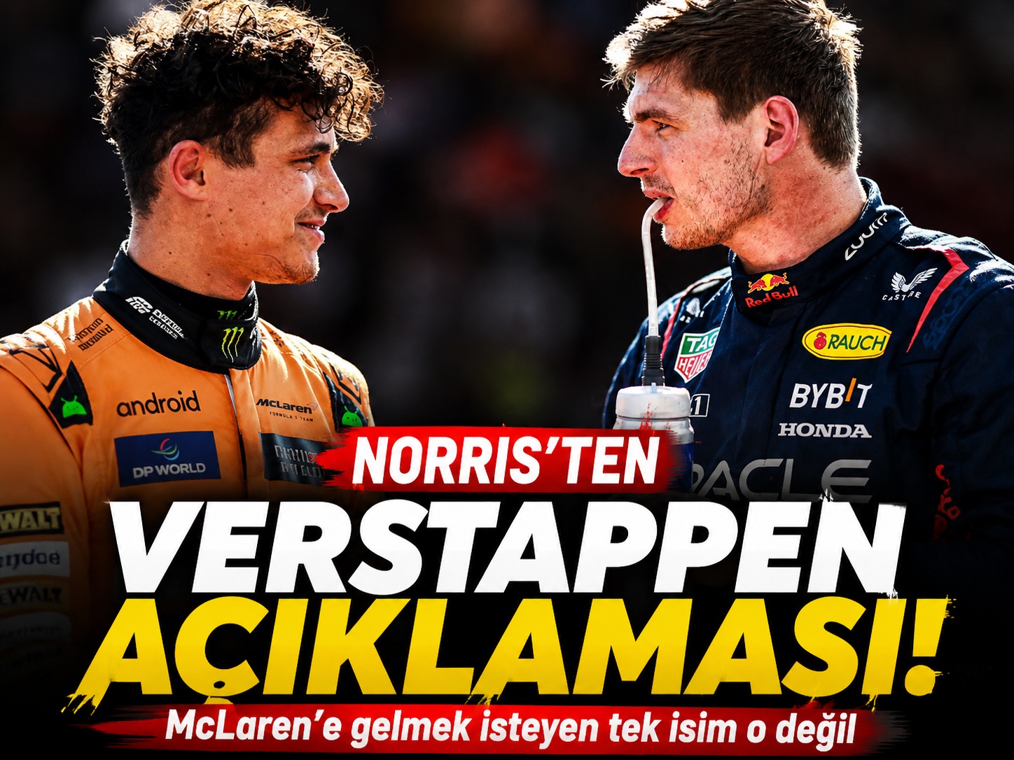 Norris'ten Verstappen iddialarına flaş yanıt: McLaren'e gelmek isteyen tek isim o değil