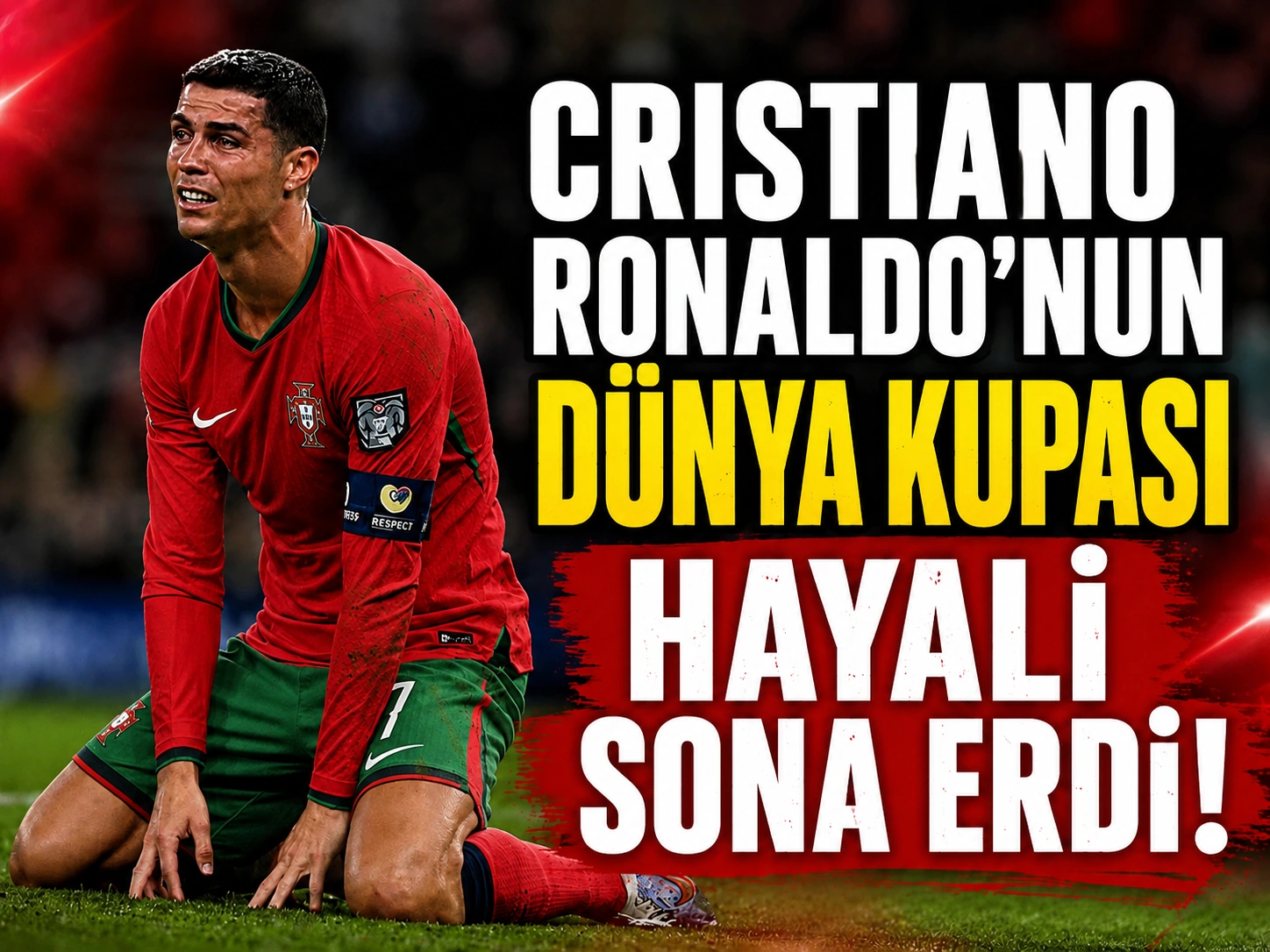 Cristiano Ronaldo'nun Dünya Kupası hayali sona erdi