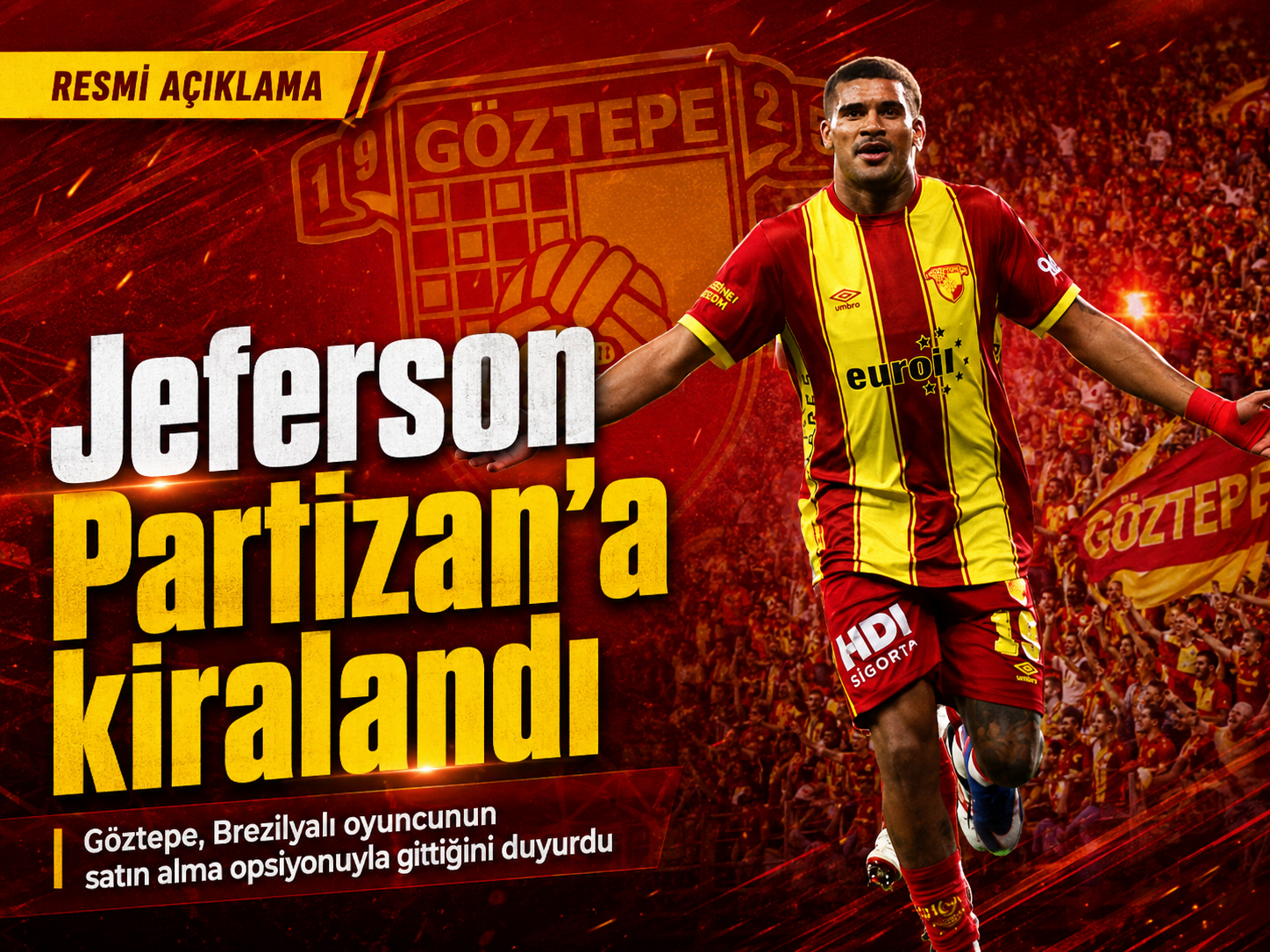 Göztepe'den flaş ayrılık! Jeh'in yeni takımı belli oldu