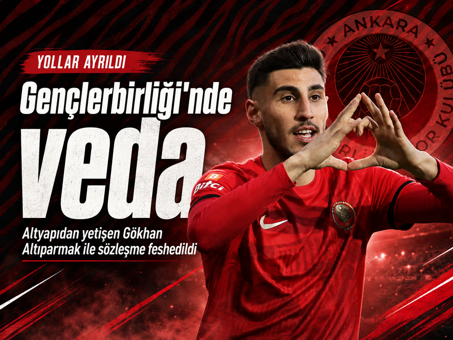 Gençlerbirliği'nde Gökhan Altıparmak ile yollar ayrıldı