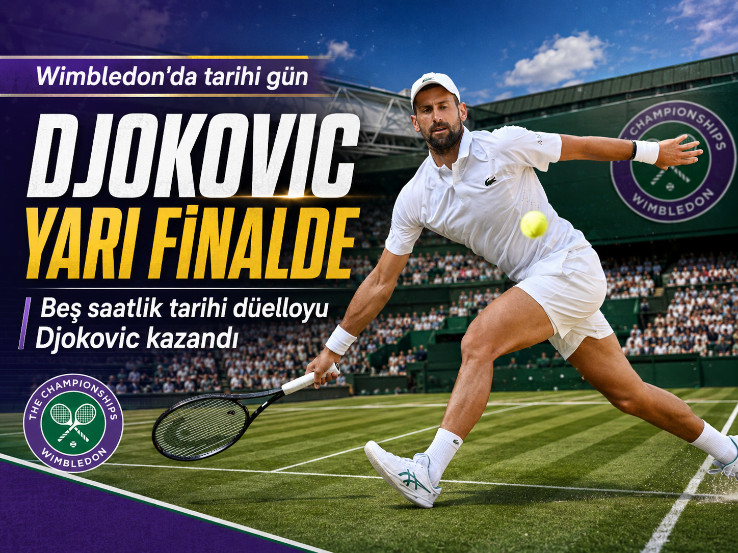Djokovic'ten tarihi zafer! 5 saat 15 dakikalık destan