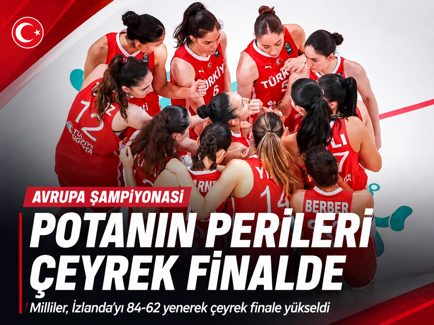 Potanın Perileri'nden Avrupa'da çeyrek final sevinci
