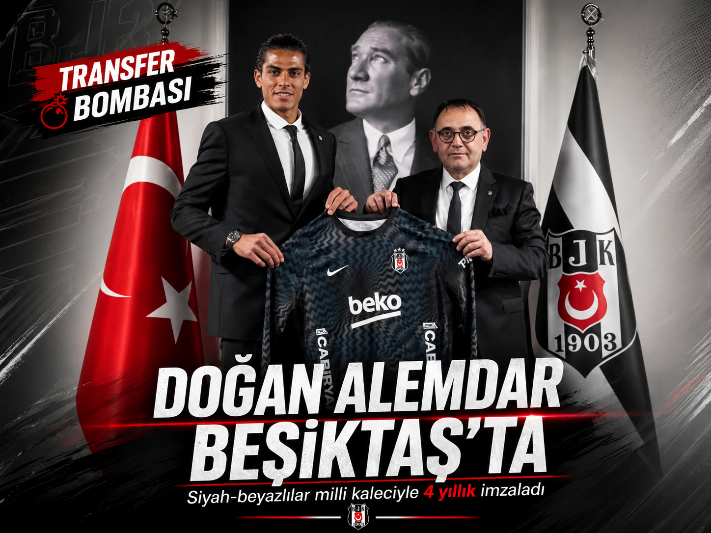 Beşiktaş transferde hız kesmiyor! Doğan Alemdar imzayı attı