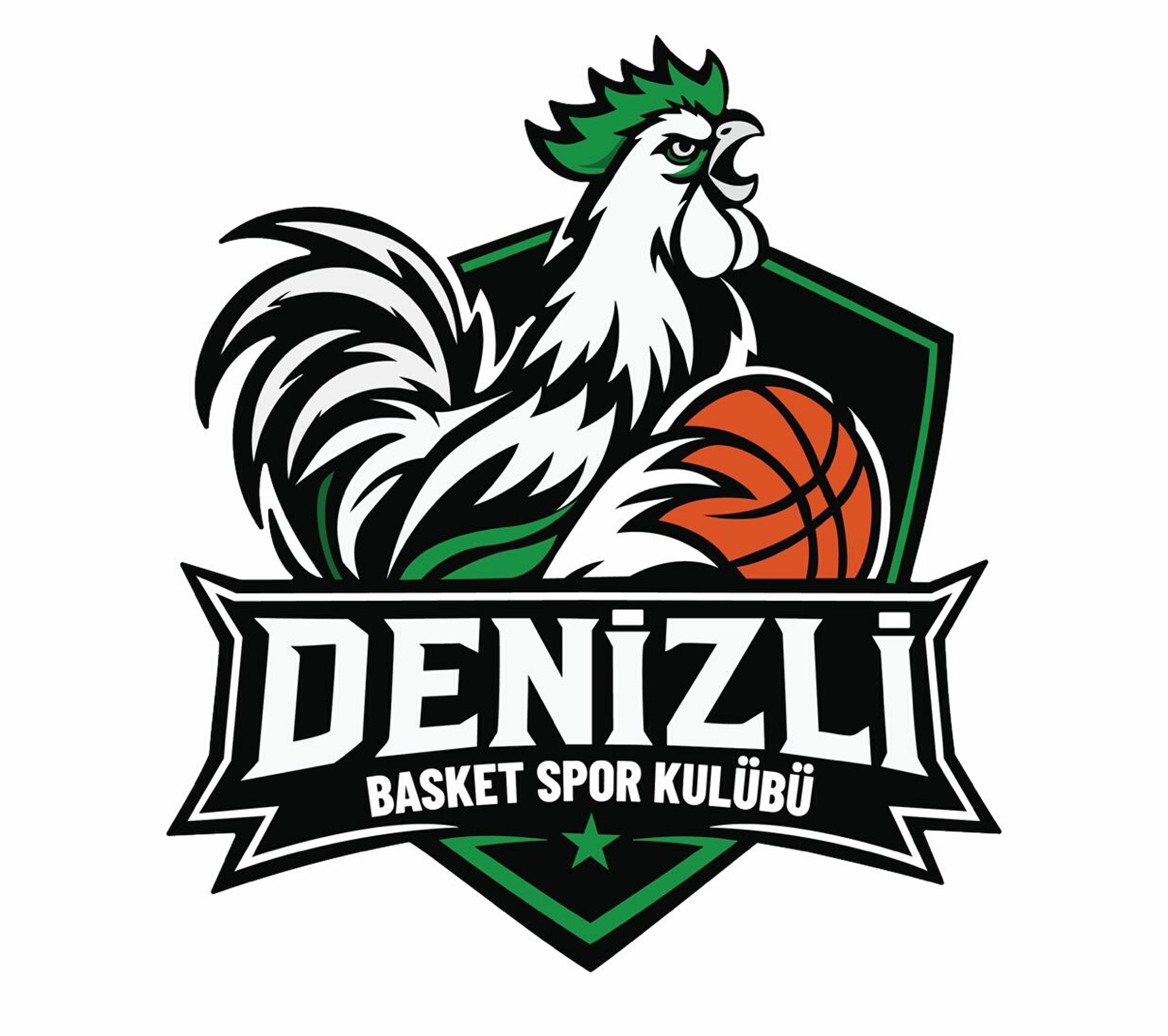Horozlu logo, yeşil-siyah renkler... İşte yeni Denizli Basket