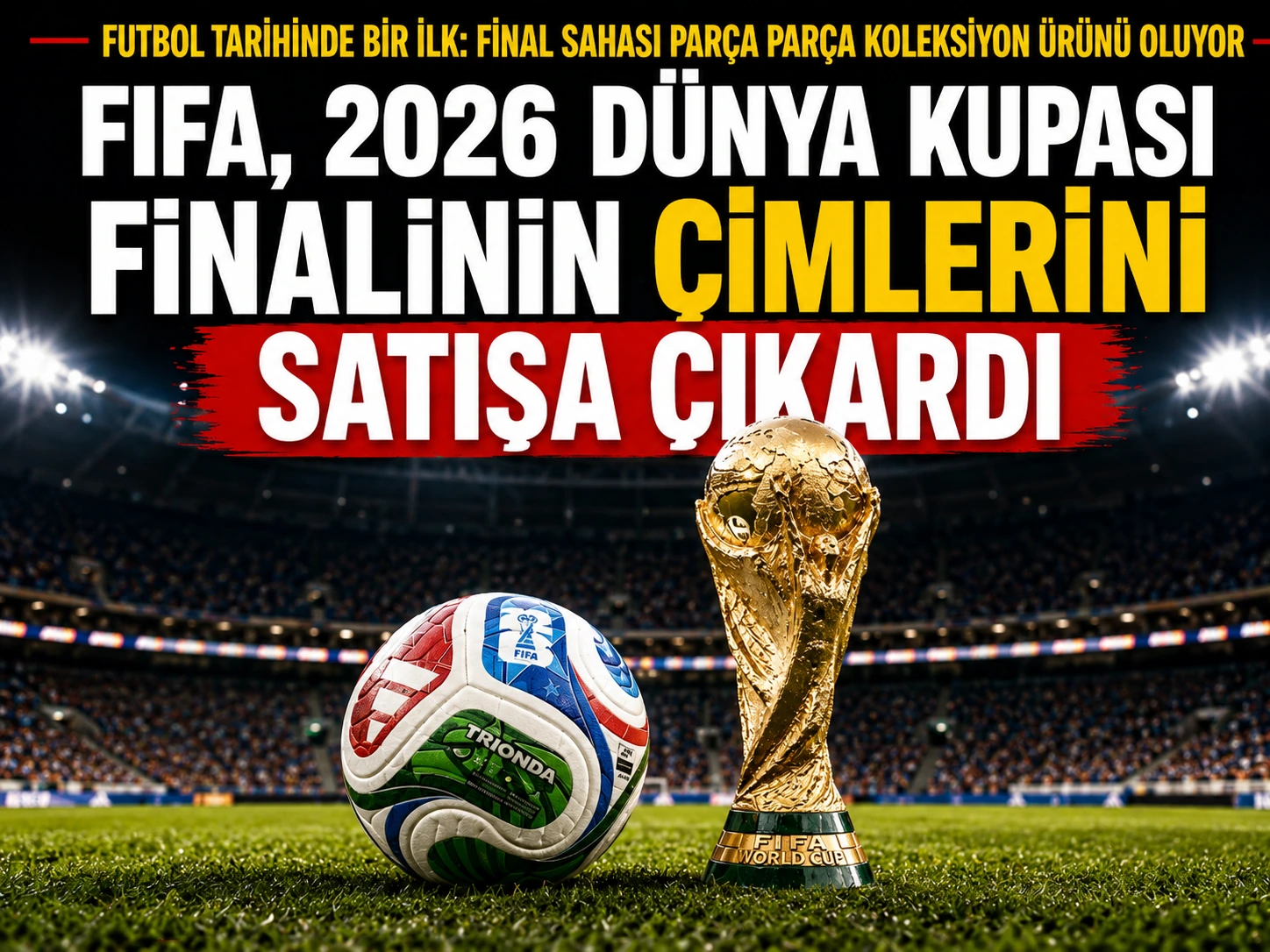 FIFA, 2026 Dünya Kupası finalinin çimlerini satışa çıkardı