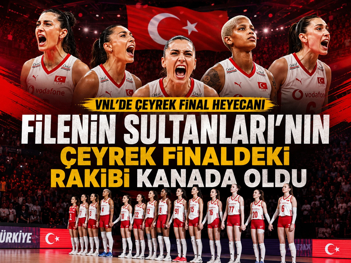 Filenin Sultanları’nın çeyrek finaldeki rakibi Kanada oldu