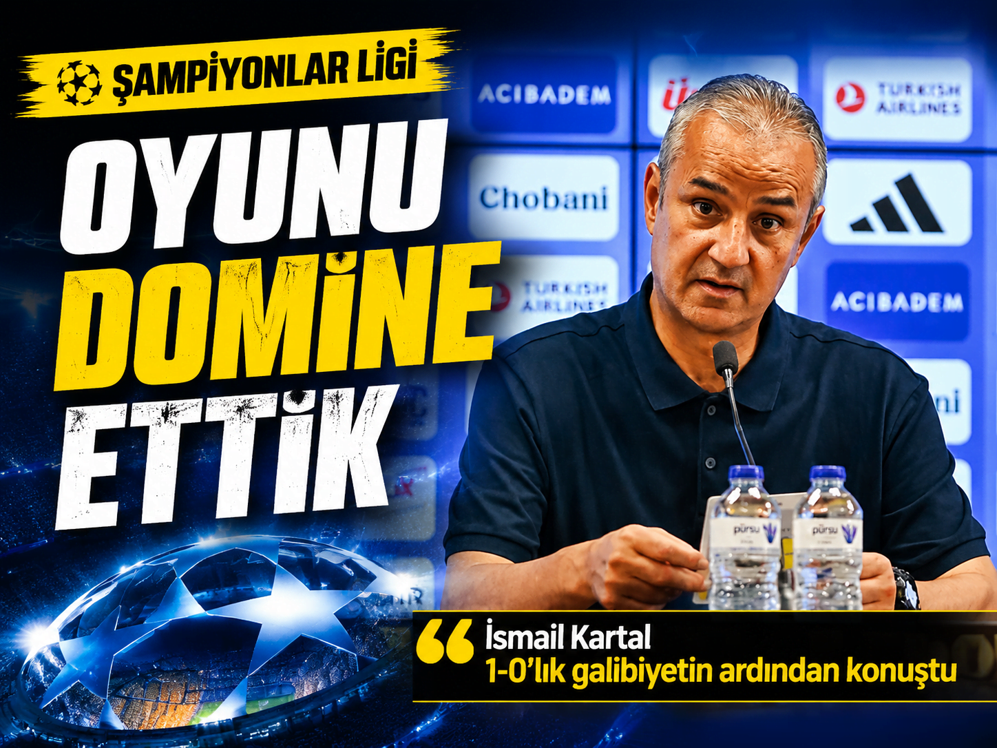 Kartal'dan maç sonu net mesaj: Oyunu tamamen domine ettik