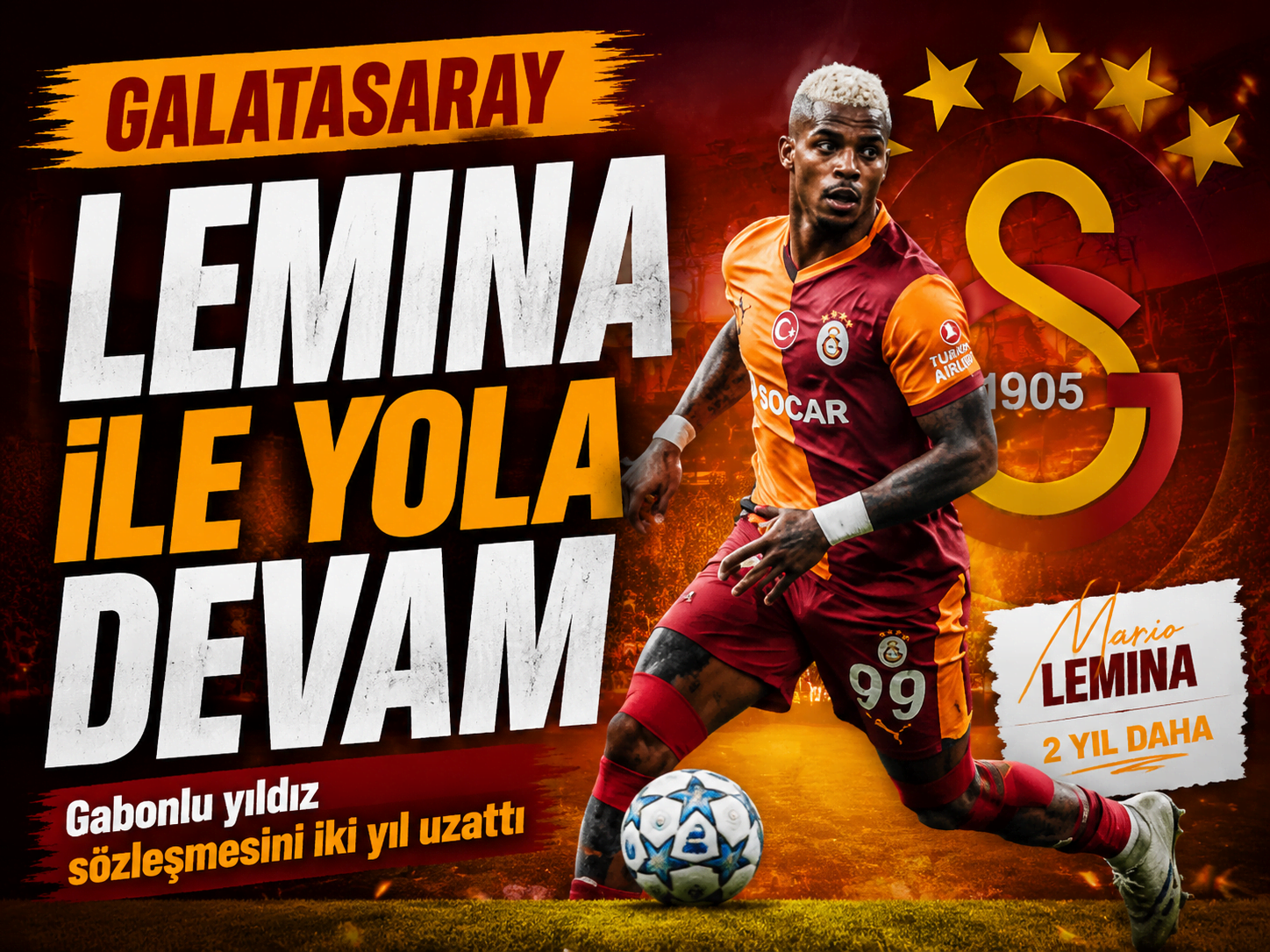 Galatasaray'da Lemina kararı! İmza resmen geldi