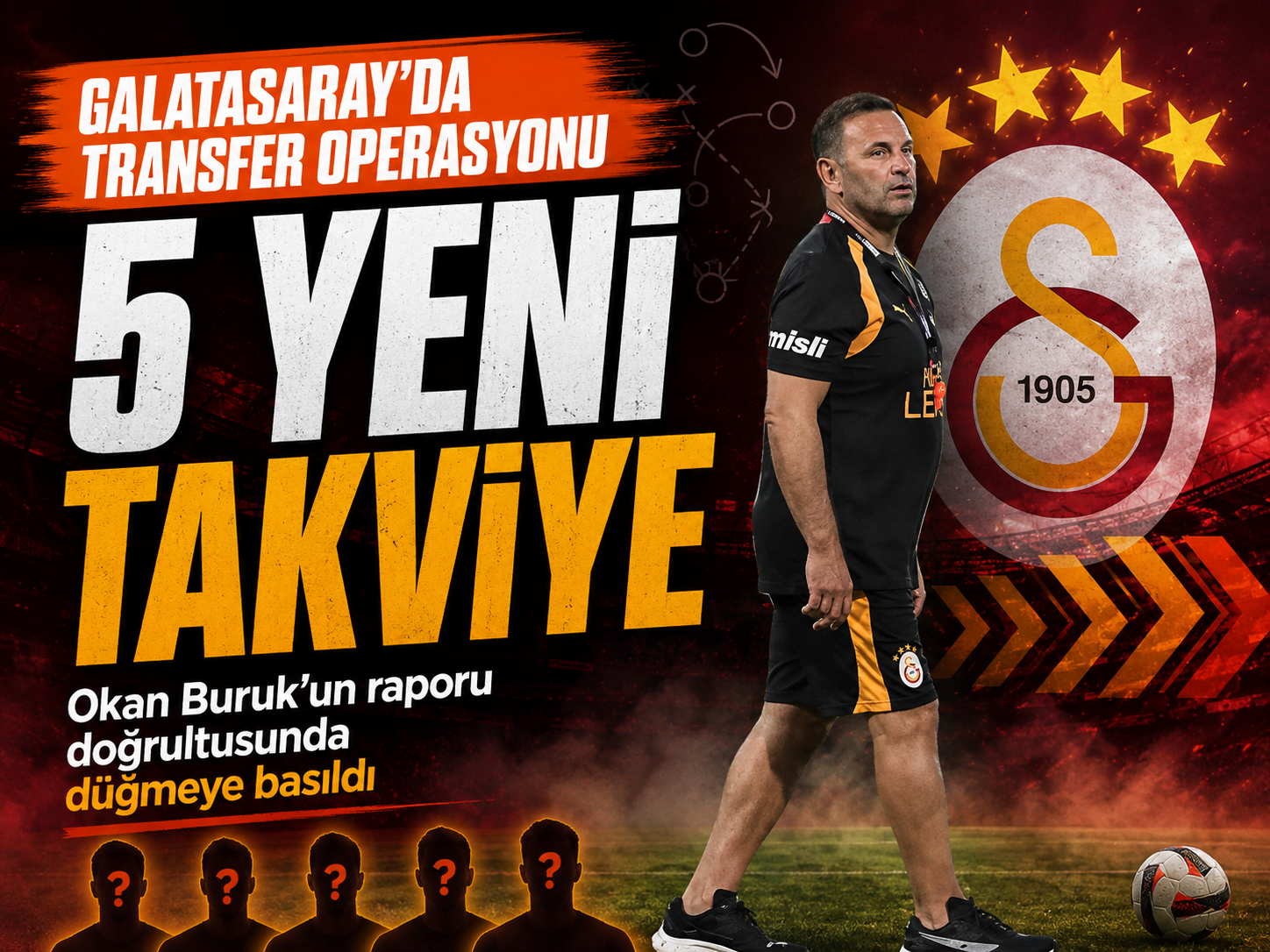 Okan Buruk raporu verdi, transfer planı netleşti
