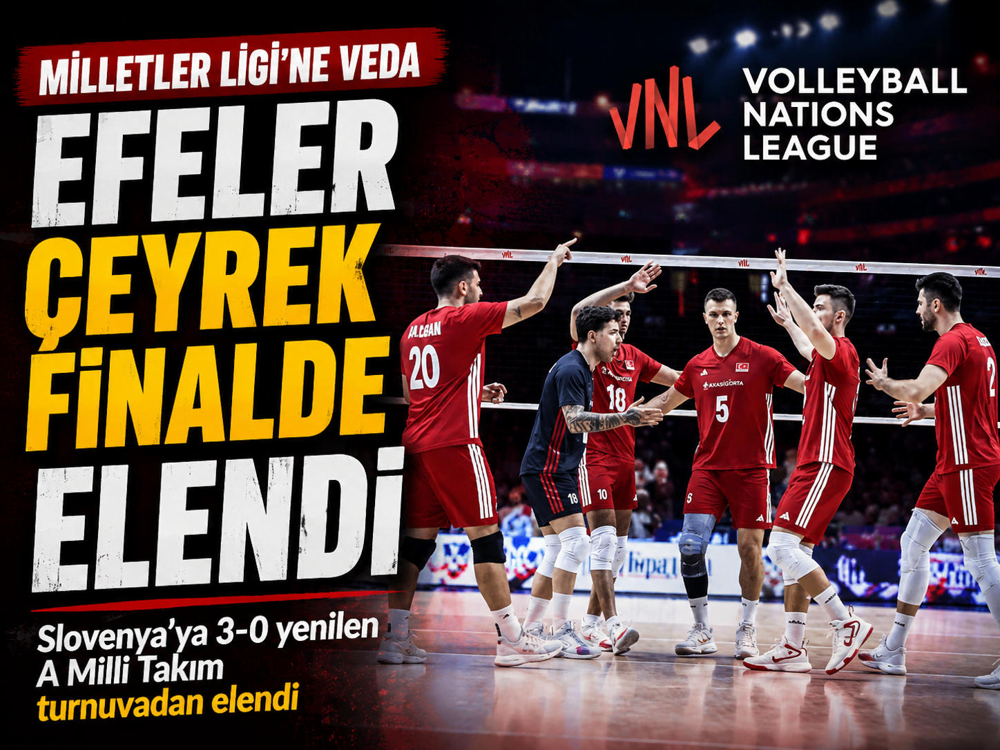 Nefes kesen mücadelede acı son! Filenin Efeleri elendi