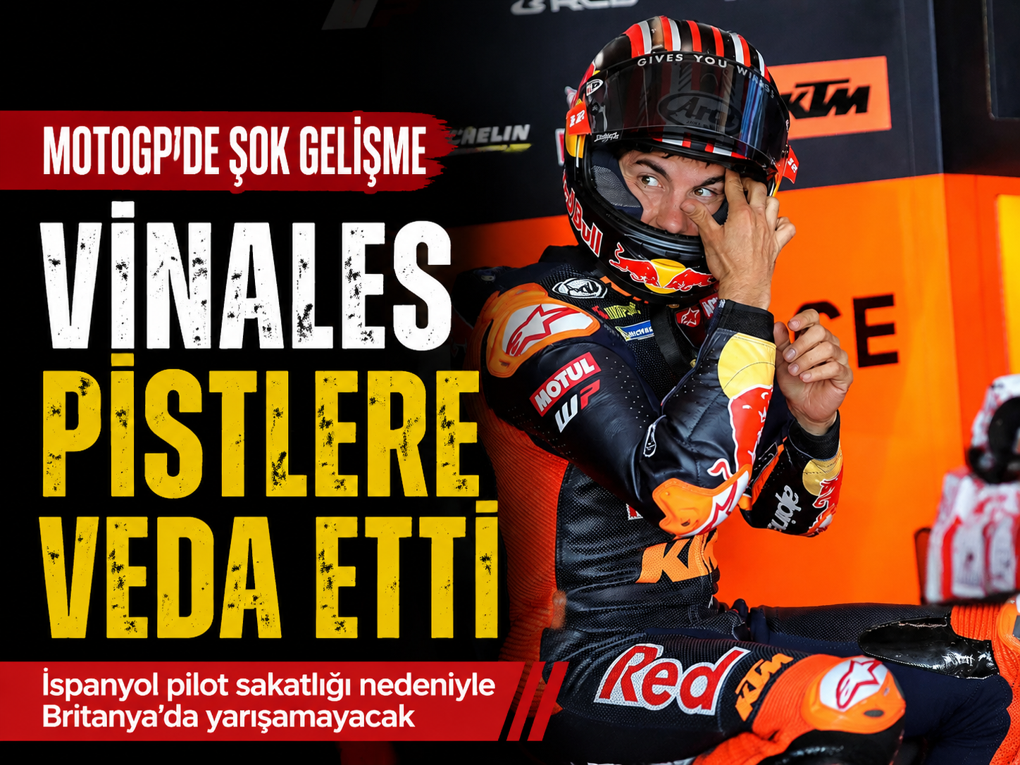 Vinales'ten kötü haber! Tech3 KTM resmi açıklamayı yaptı