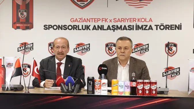 Gaziantep FK'ye Sarıyer Kola sponsorluğu