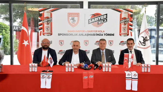 Samsunspor'a konç sponsoru: Sarıyer Kola