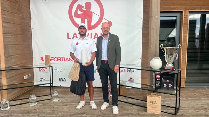 Milli golfçüler Letonya'da 2 gümüş madalya kazandı