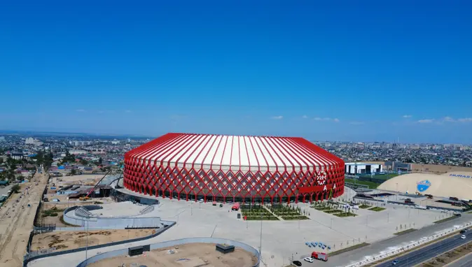 Bişkek'te 51 bin kişilik dev stadyum tamamlandı
