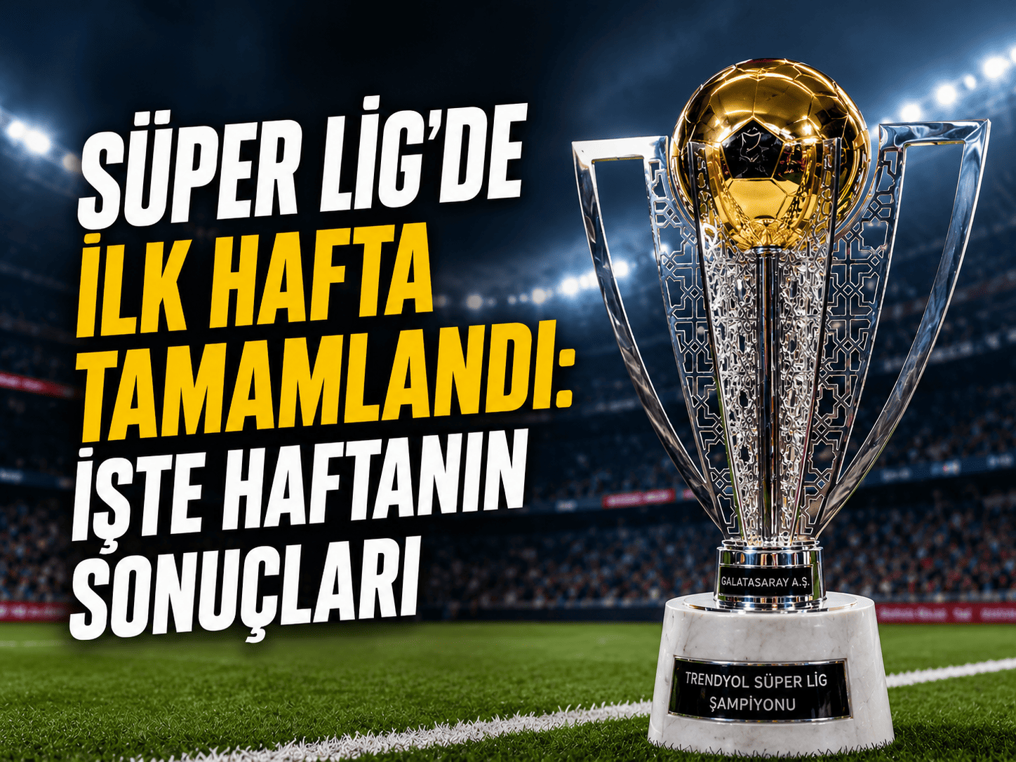 Süper Lig’de ilk hafta tamamlandı: İşte haftanın sonuçları