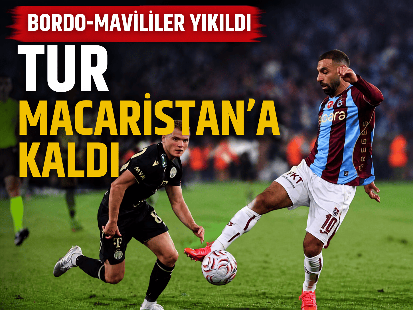 Trabzonspor evinde Ferençvaroş’a 1-0 mağlup oldu