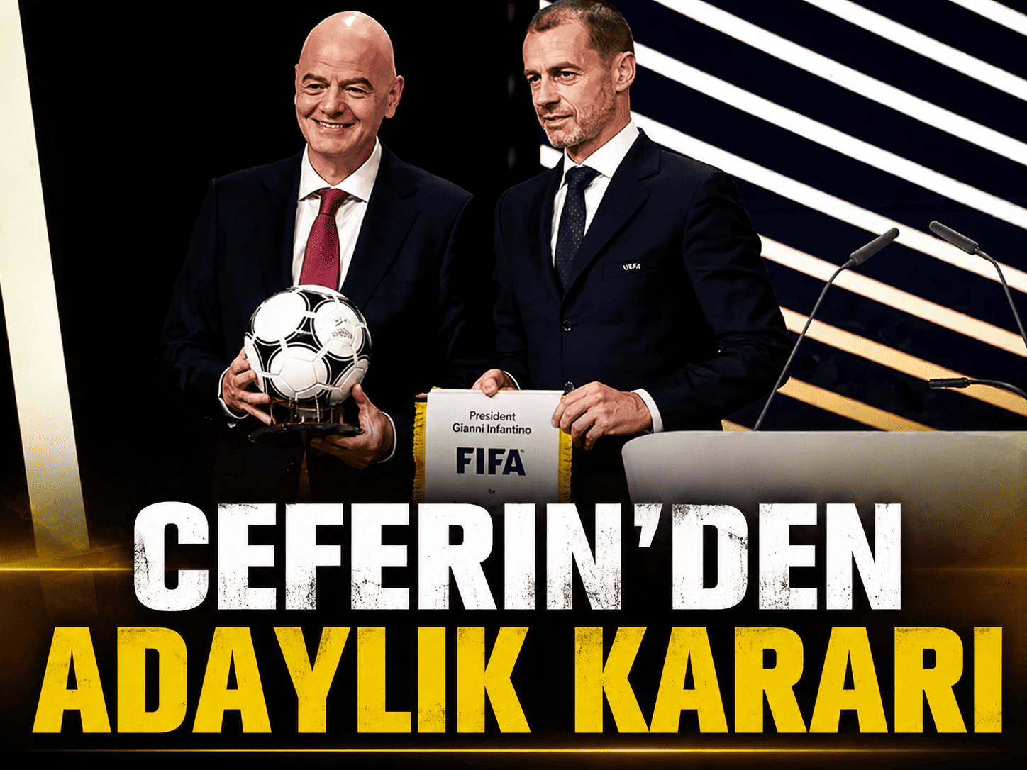 Ceferin'den FIFA başkanlığı için adaylık açıklaması