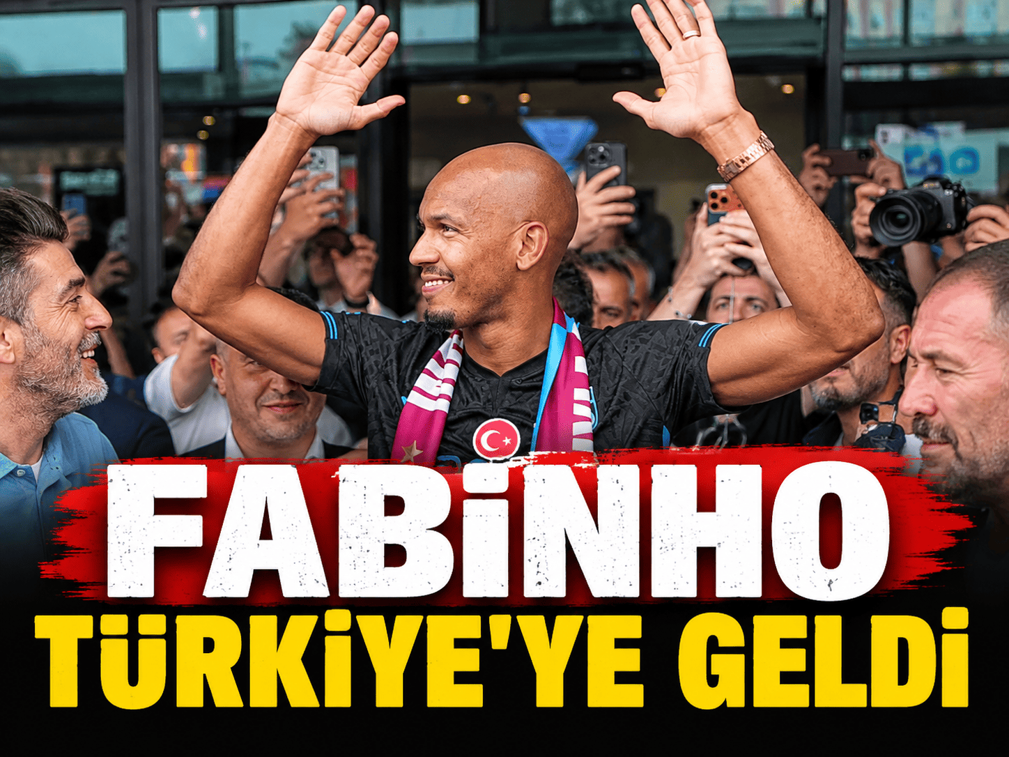 Fabinho Trabzon'a geldi: İlk sözleri dikkat çekti