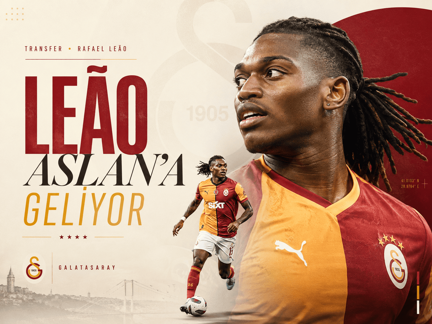 Galatasaray’da Leao için geri sayım: İstanbul’a geliyor