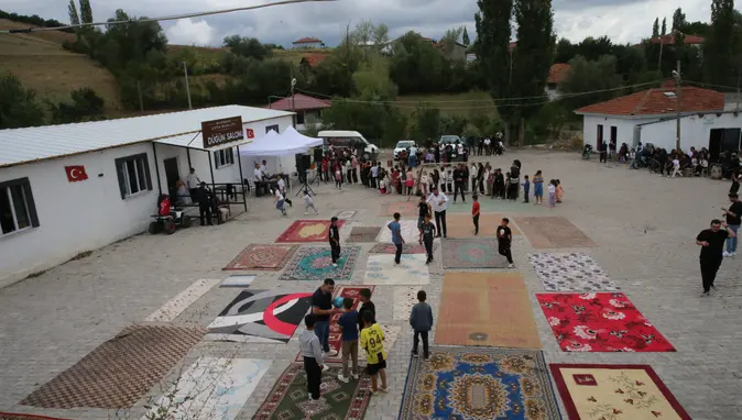 Çocukların halı saha hayali gerçek oldu