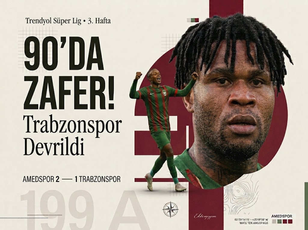 Amedspor’dan 90’da zafer! Trabzonspor’u 2-1 devirdi