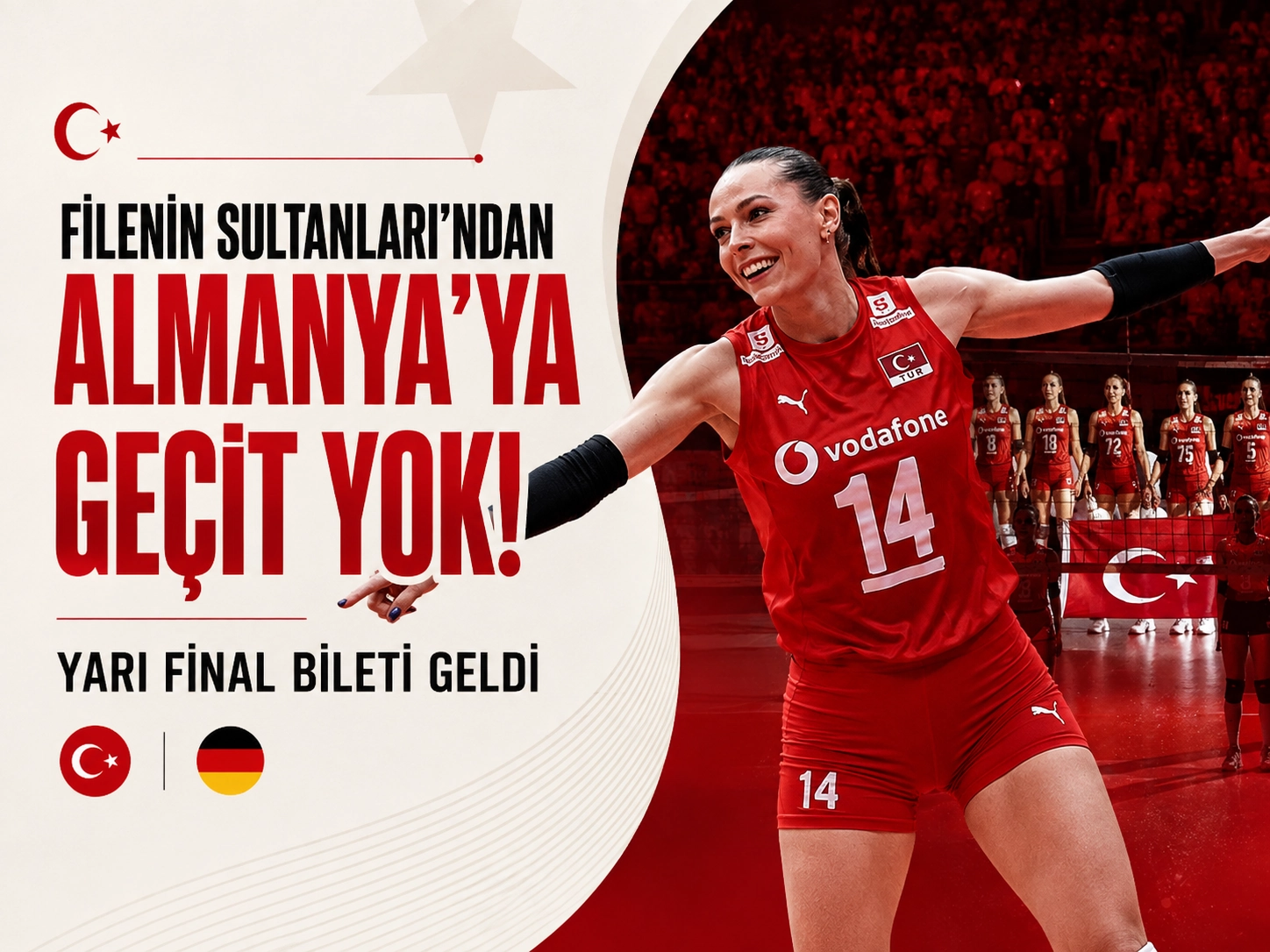 Filenin Sultanları’ndan Almanya’ya geçit yok! Yarı final bileti geldi