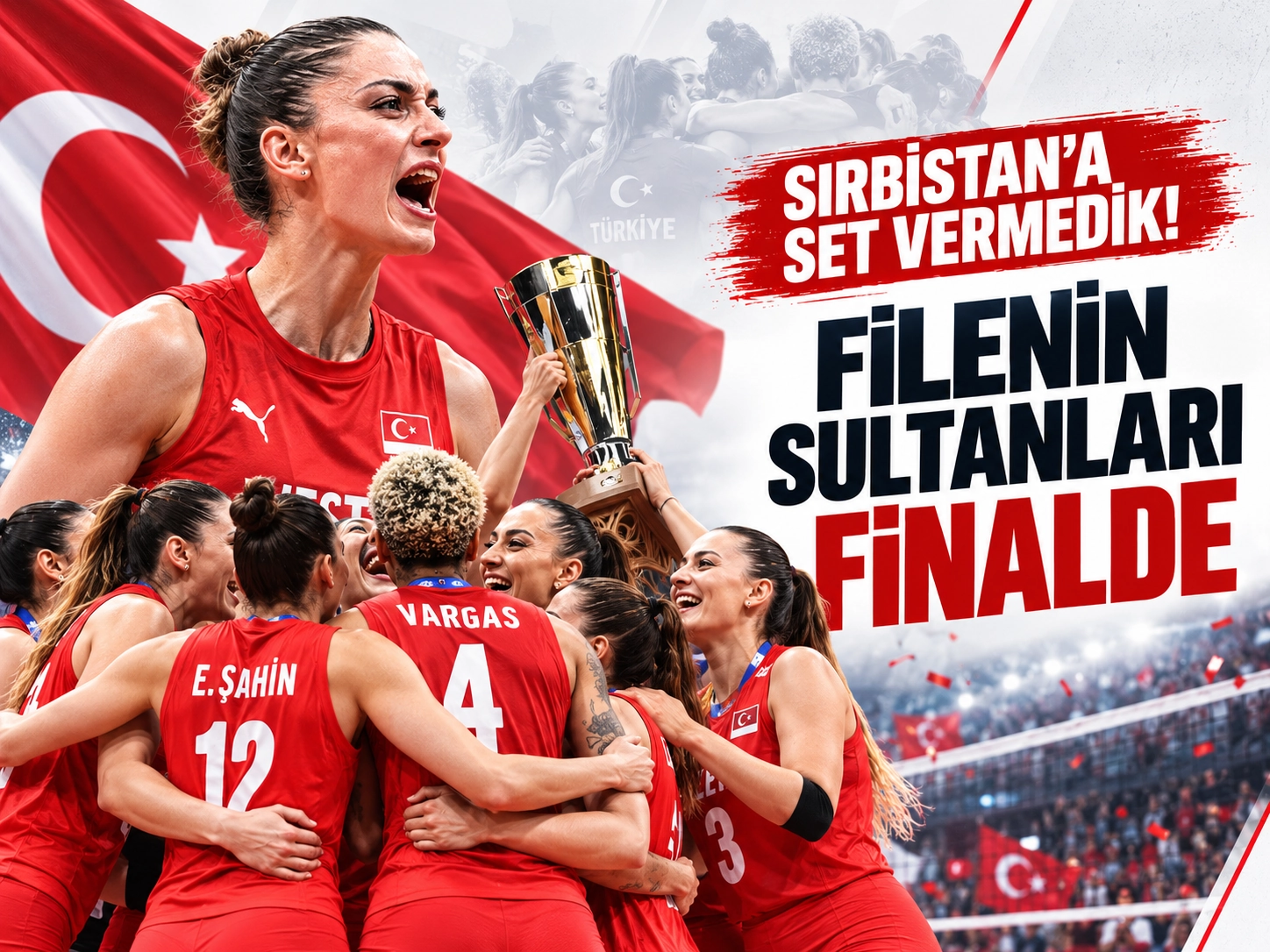 Sırbistan’a set vermedik! Filenin Sultanları finalde