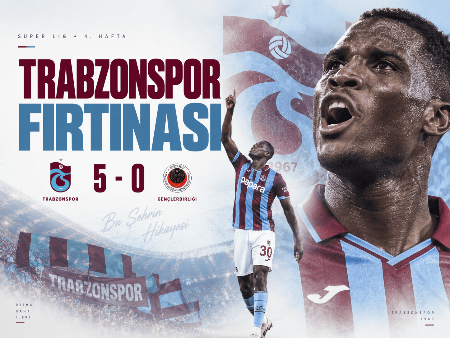 Fırtına koptu! Trabzonspor Gençlerbirliği’ni 5 golle ezdi