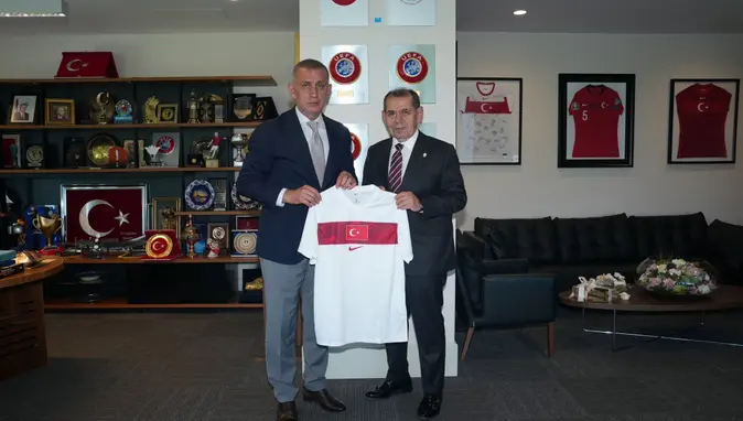 Dursun Özbek'ten TFF Başkanı Hacıosmanoğlu'na ziyaret