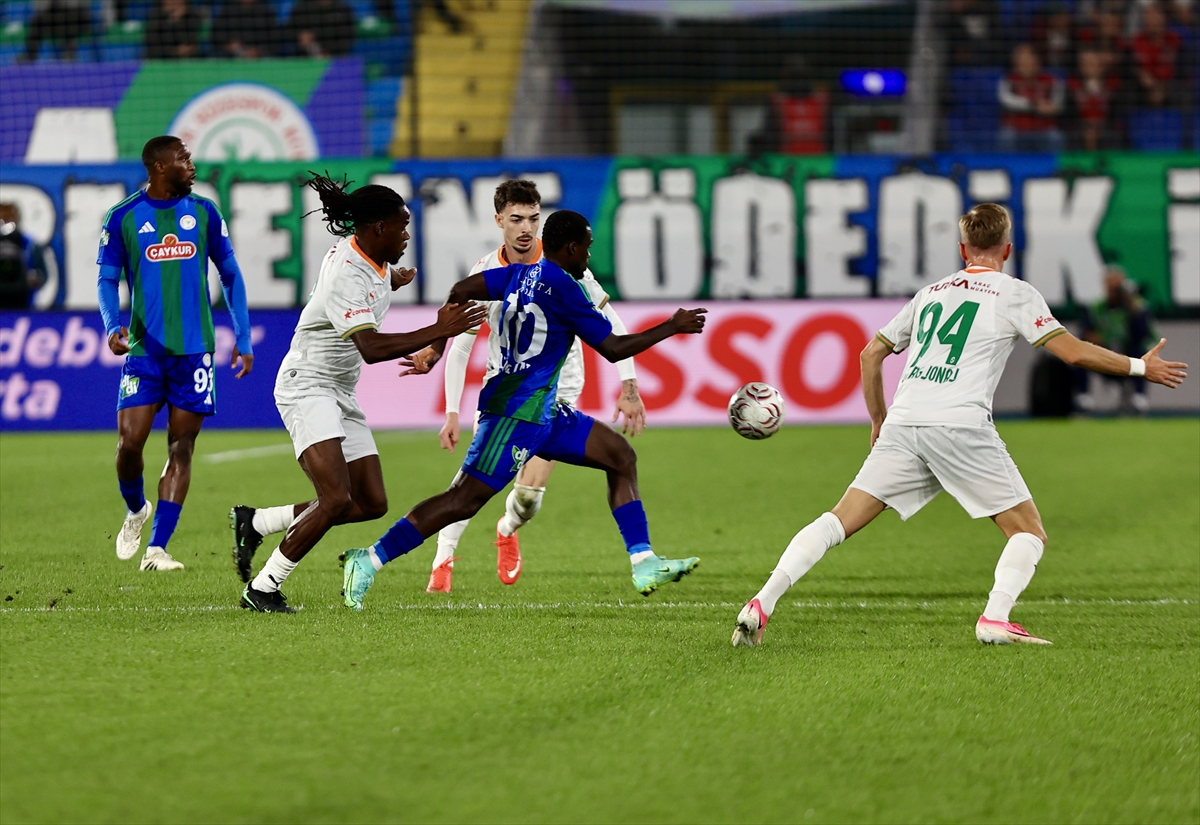 Alanyaspor Rize’den 3 puanla döndü