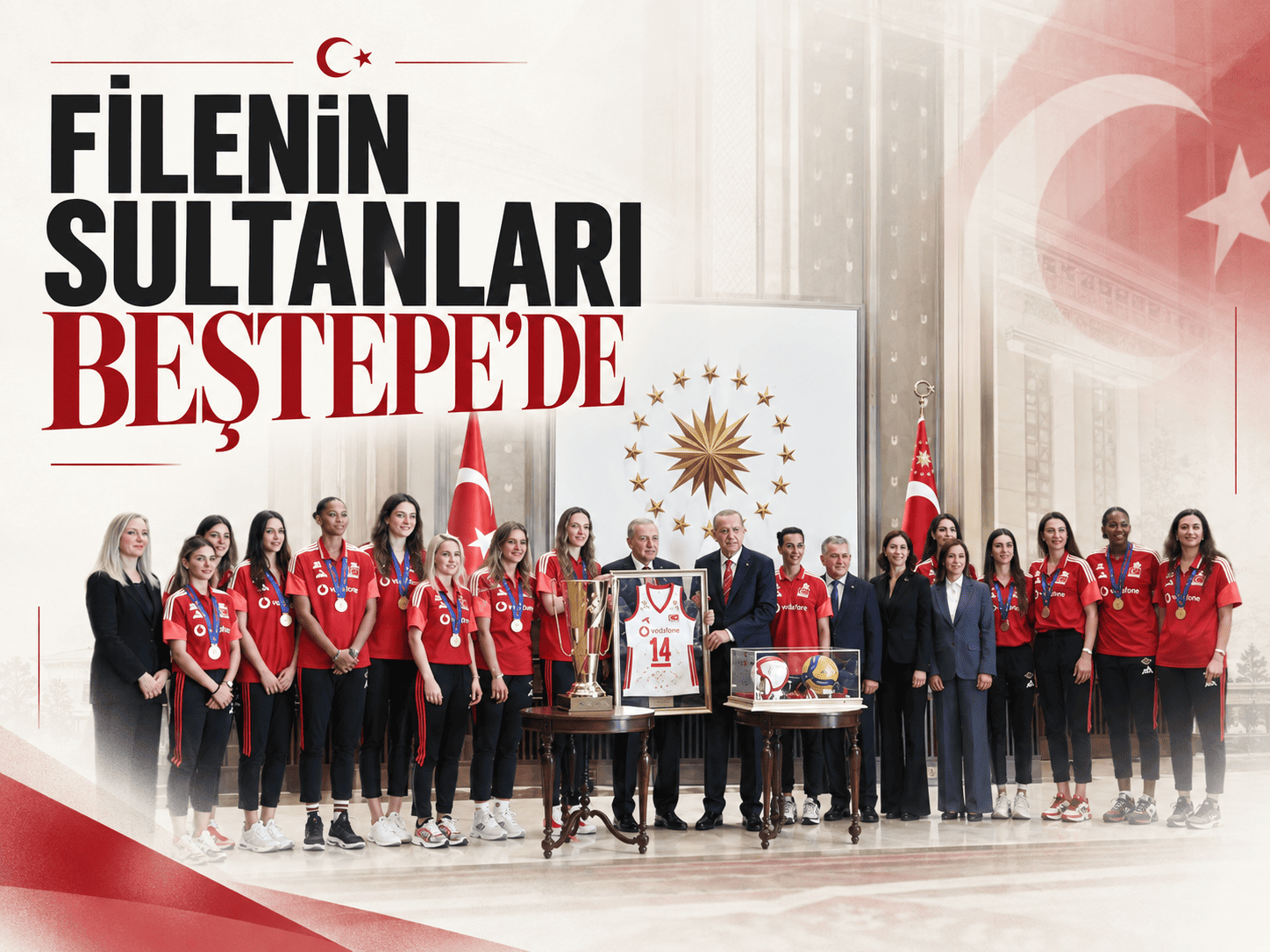 Cumhurbaşkanı Erdoğan, Filenin Sultanları'nı kabul etti