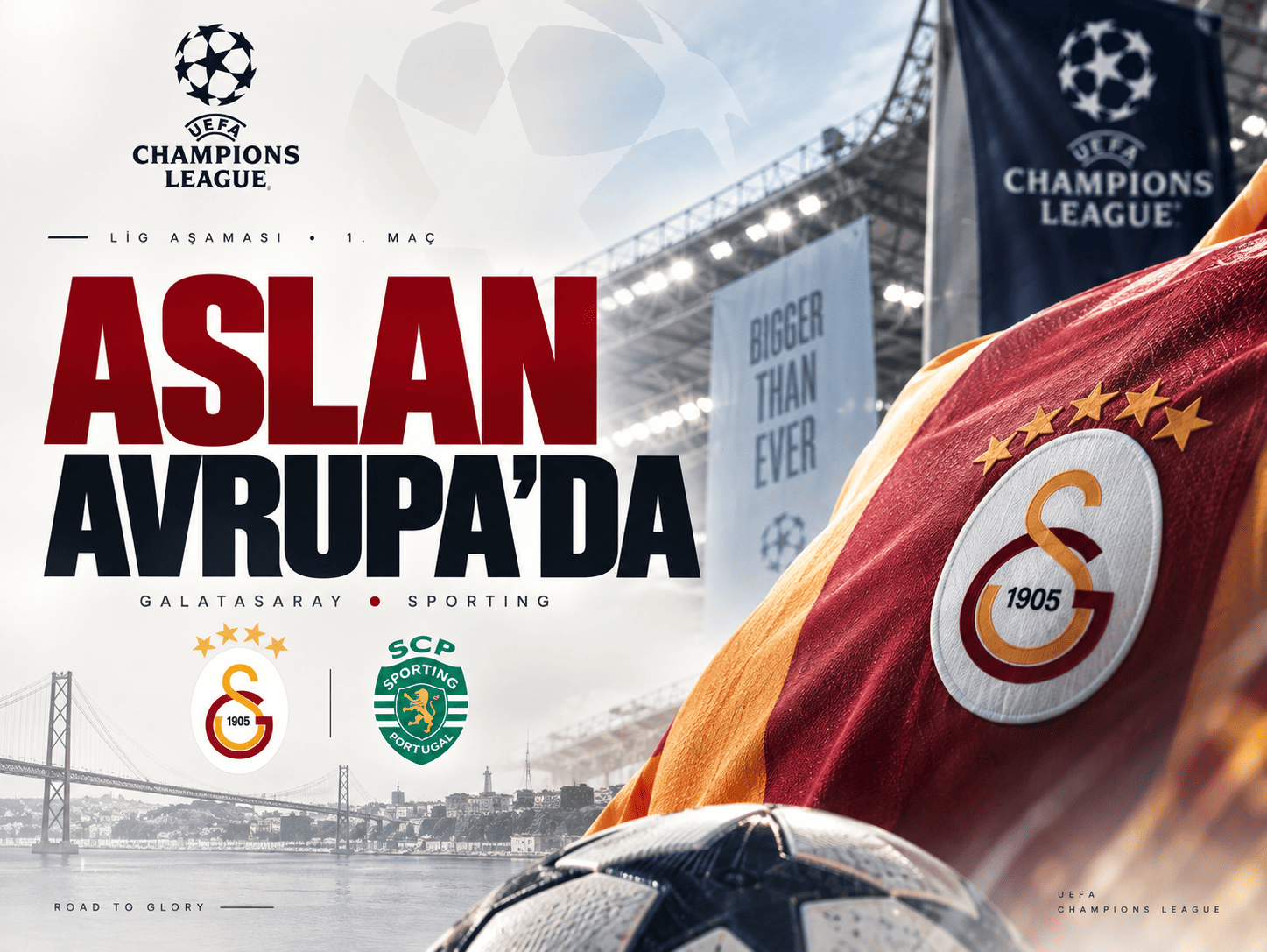 Aslan öne geçmişti! Sporting maçı çevirdi