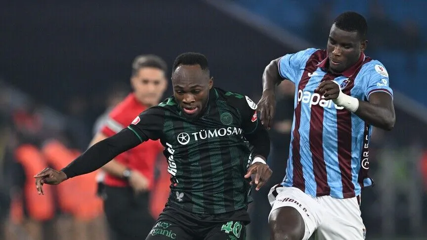 Konyaspor-Trabzonspor maçı başladı